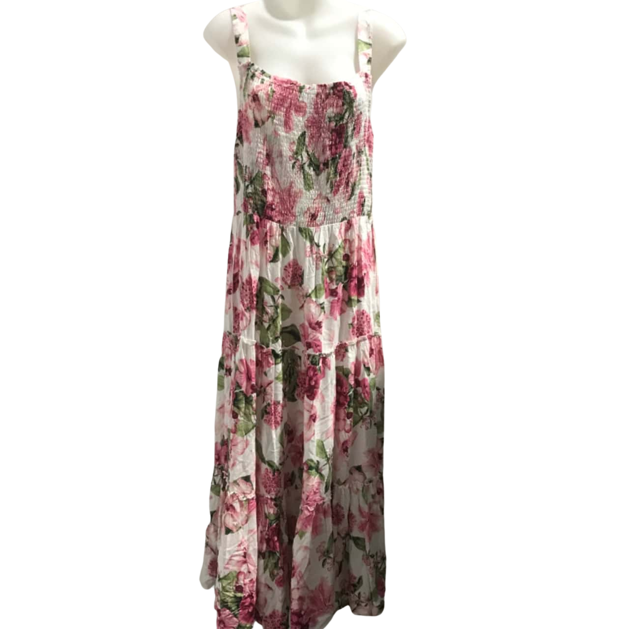 BNWT Katies Womens Maxi Dress Floral / White RRP 89.95 (s)