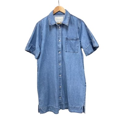 Fine Day Womens  Size M Denim Dress Blue 