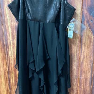 Crossroads Womens  Size 18 Black dress New 