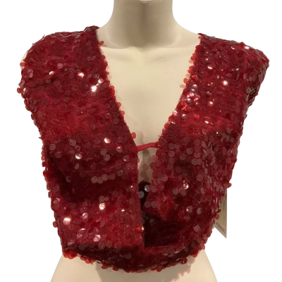 Pepper Mayo  Womens  Size 10 Halter Cowl Neck Halter Top 