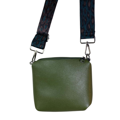  Womens Ashley & Jade Green Handbag 19x17 cm