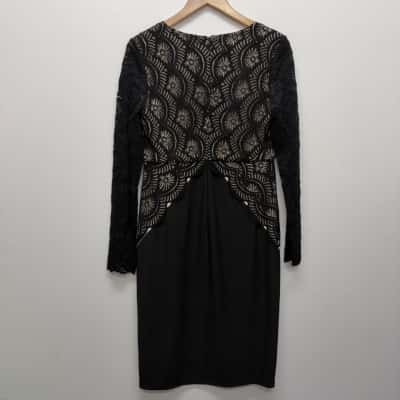 Mei Mei Womens  Size 12 Formal Dress Black  