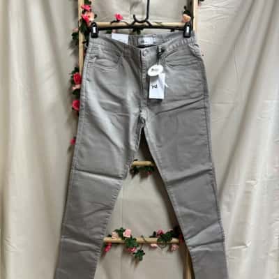 Mens Yd. Grey Skinny Stretch Chinos Size 32 RRP $99.99