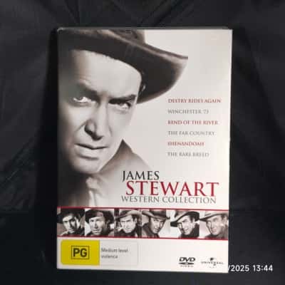 James Stewart Western Collection DVD Boxset PreOwned 