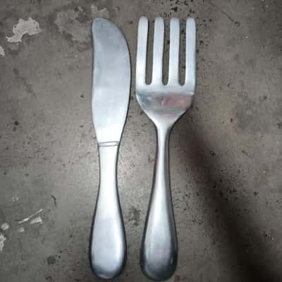 Very Large Knife & Fork - Hanging Wall Art