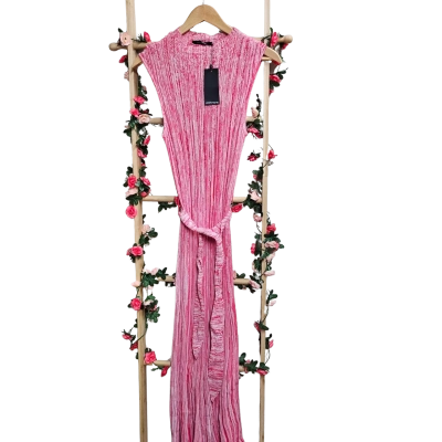 Portmans Red Space Dye Maxi Dress Size M RRP $189.95