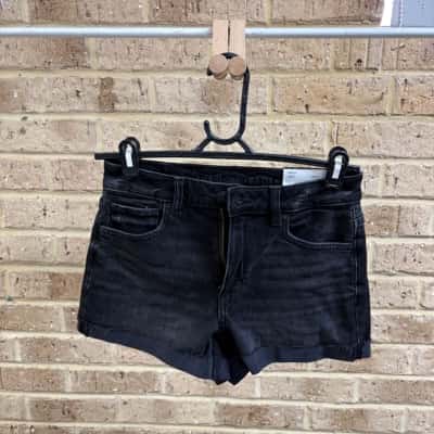 American Eagle black mom shorts  Size 2 