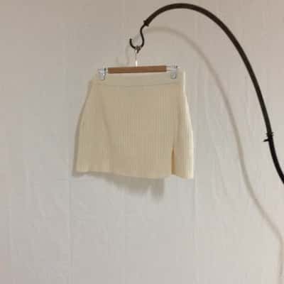 Seafolly Women's Size M Mini Skirt Cream 