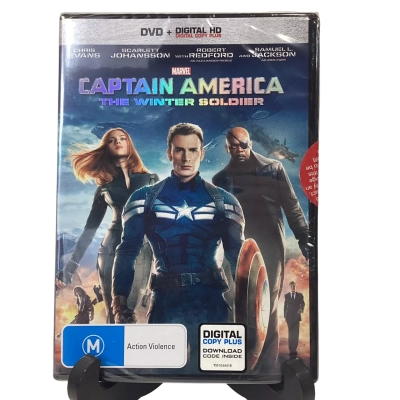 DVD - Captain American The Winter Soldier (M) 2014 (New Sealed)