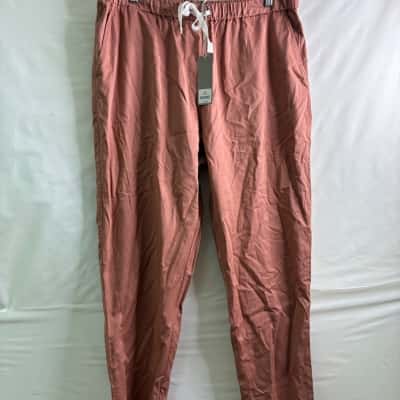 Sussan Womens  Size 14 Cargo drawstring Pants Coral BNWT