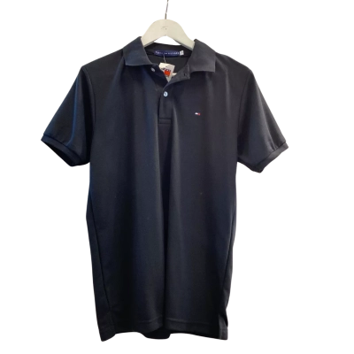 Tommy Hilfiger Mens  Size L Polo Shirt Black  NWT