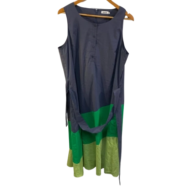Marcs Womens  Size 14 Green / Navy Dress