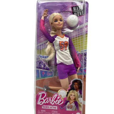 BNIB Barbie Made to Move Sports Doll Volleyball Player Toys2