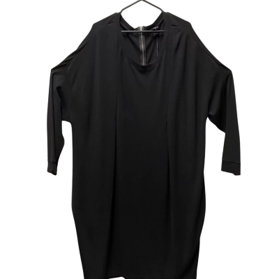 17 Sundays Coco Pleat Cocoon Dress  Womens  Size XL Black  