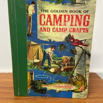 Vintage 1959 The Golden Book of Camping and Camp Crafts