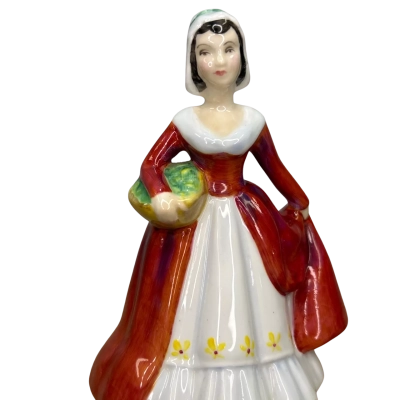 Bone China Lady Ornament Made in England