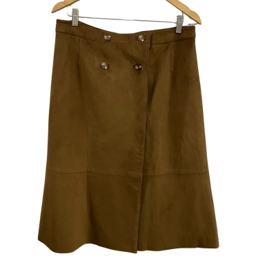Piper Womens  Size 14 Midi Skirt Brown 