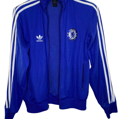 Adidas Mens Jacket Size S Blue / White 