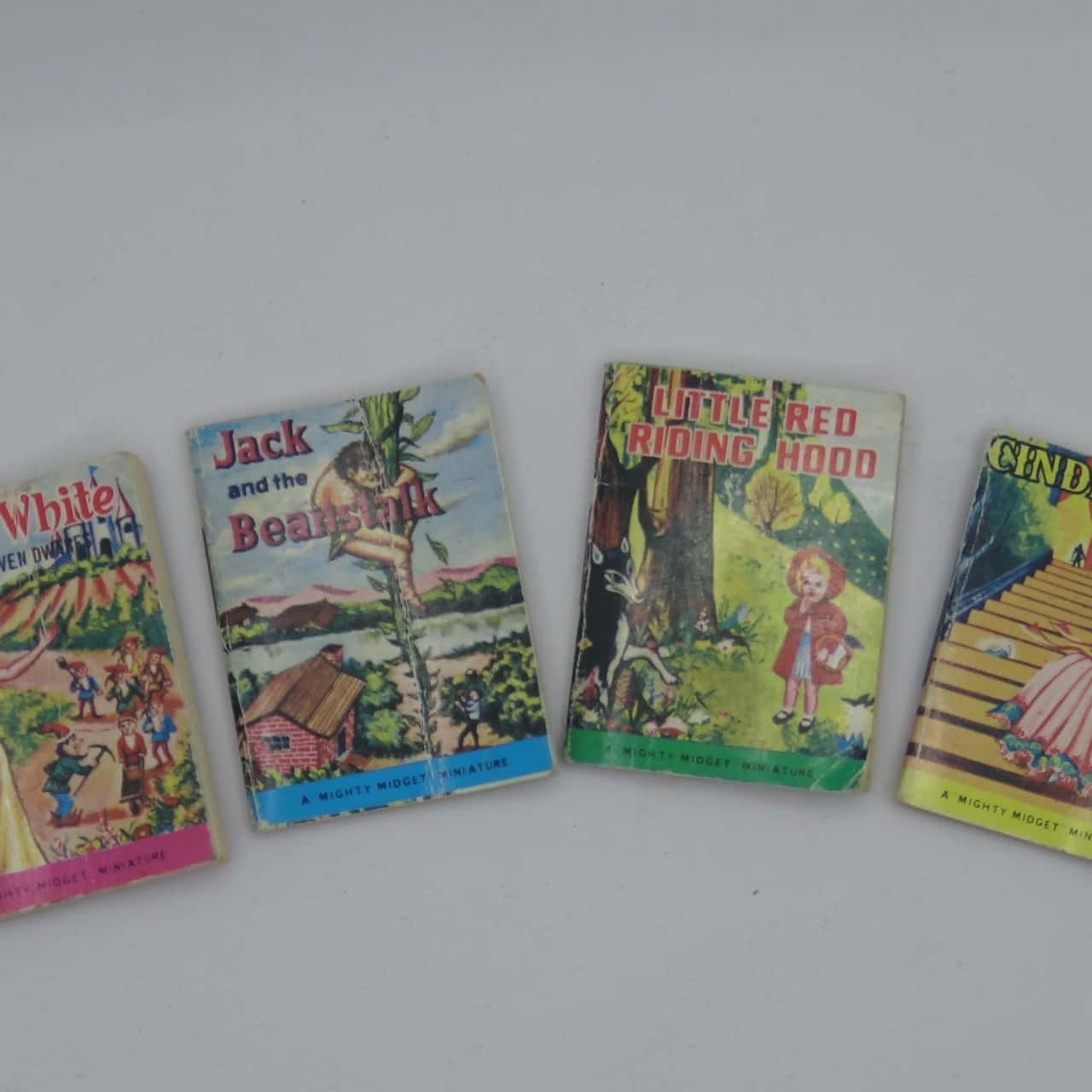 (New Low Price!) Vintage Mighty Midget Miniature Books - Pack of 4(s)