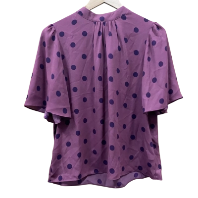 Portmans Mauve/Purple Polka Dot Blouse Size 10