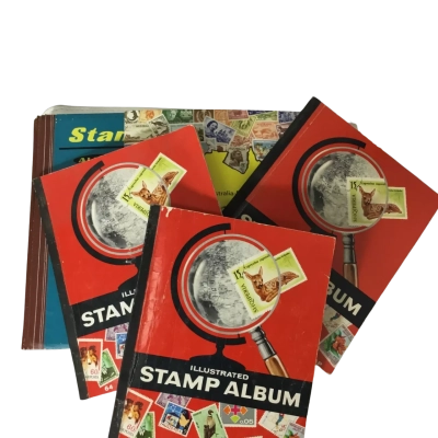Assorted Stamps Albums