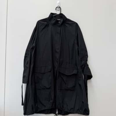 Veronika Maine Black Coat - Size 14   