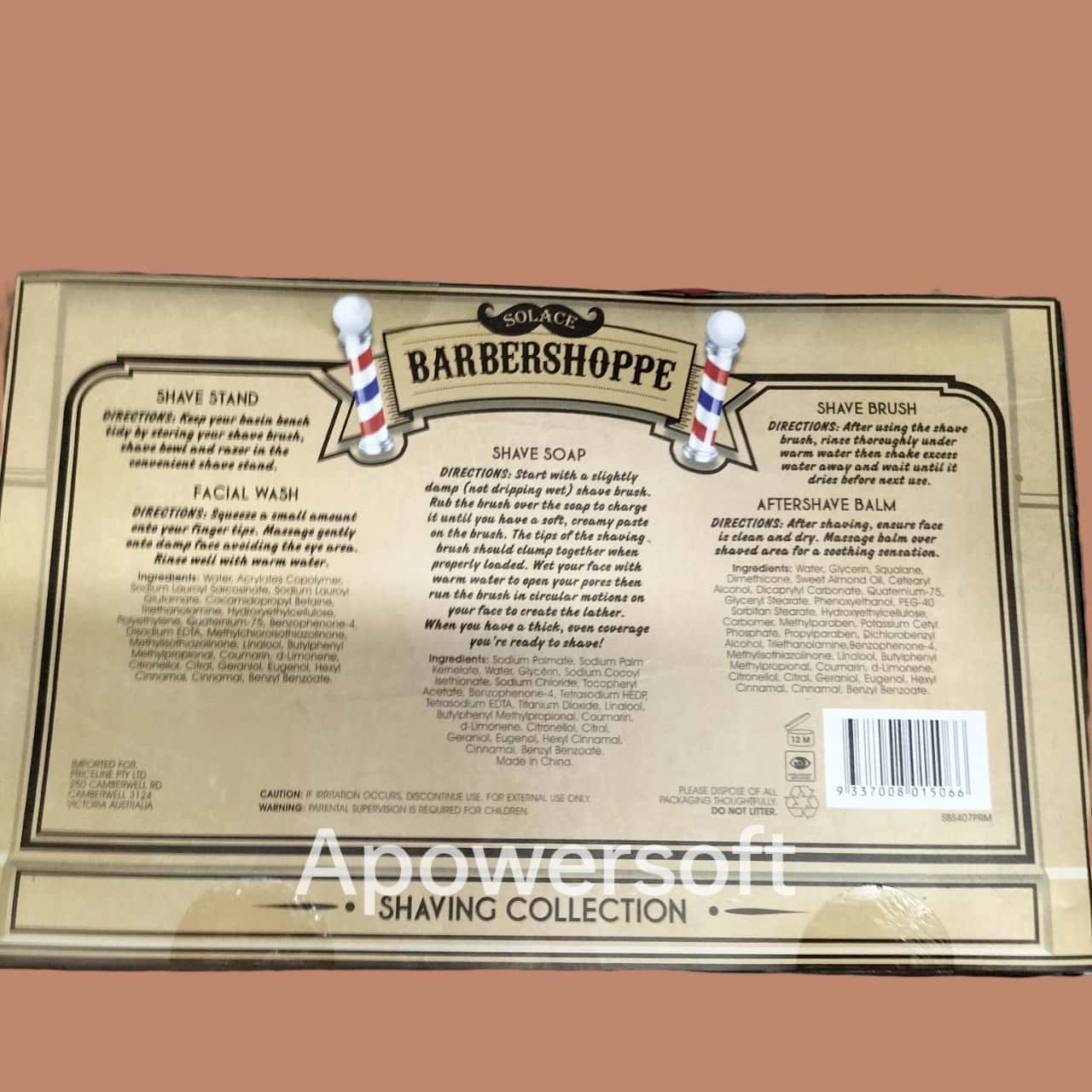 Barber Solvent Other Mens Barbershoppe Shaving Collection(s)