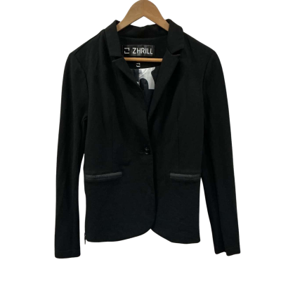 Zhrill Womens Size XS Blazer Black