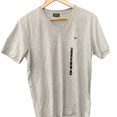 Diesel Mens  Size M Short Sleeve T-shirt Grey 