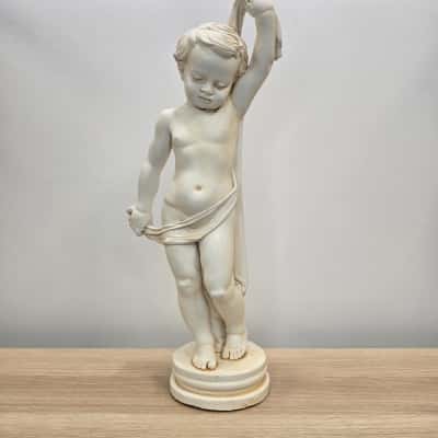 Large Classical Plaster Statue of Child