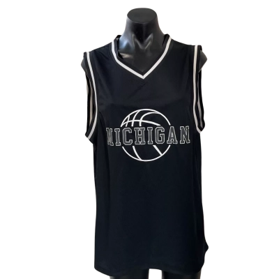 Michigan Size M Singlet  Black  