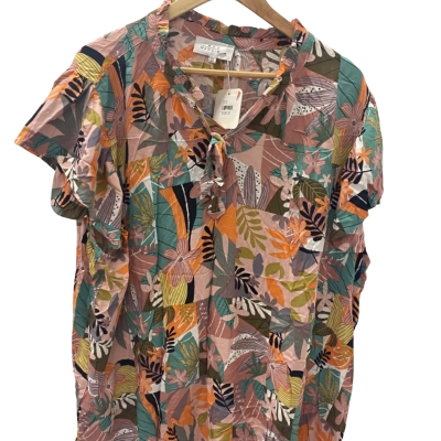 Bee Madison  Womens  Size 22 Short Sleeve Top Multicoloured 