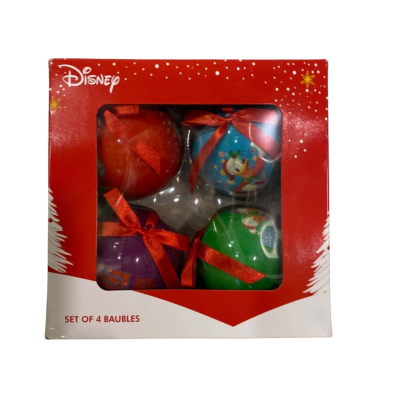 Disney Christmas Tree Baubles In Box
