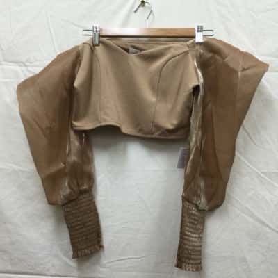 Winnie & Co Womens Size 10 Brown Blouse
