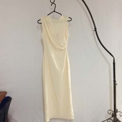 Wynn Hamlyn  Womens  Size 8 Maxi Dress Yellow 