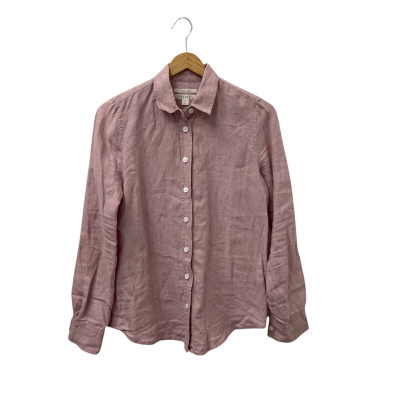 Trenery Womens Size XS Long Sleeve Shirt Pink  