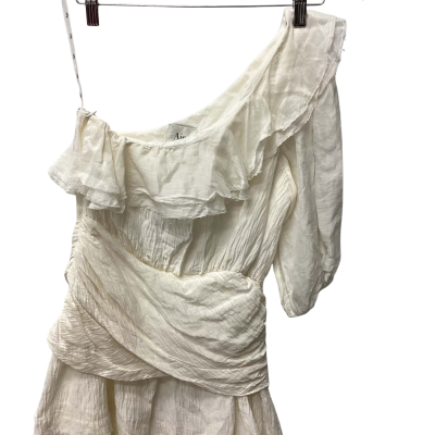 AJE Womens  Size 10 Mini Dress Off White 