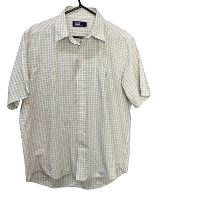 Polo Ralph Lauren Mens  Size 16 1/2 Polo Shirt Checked / White / Yellow 