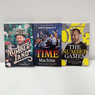 Adam Spencer puzzle books X3