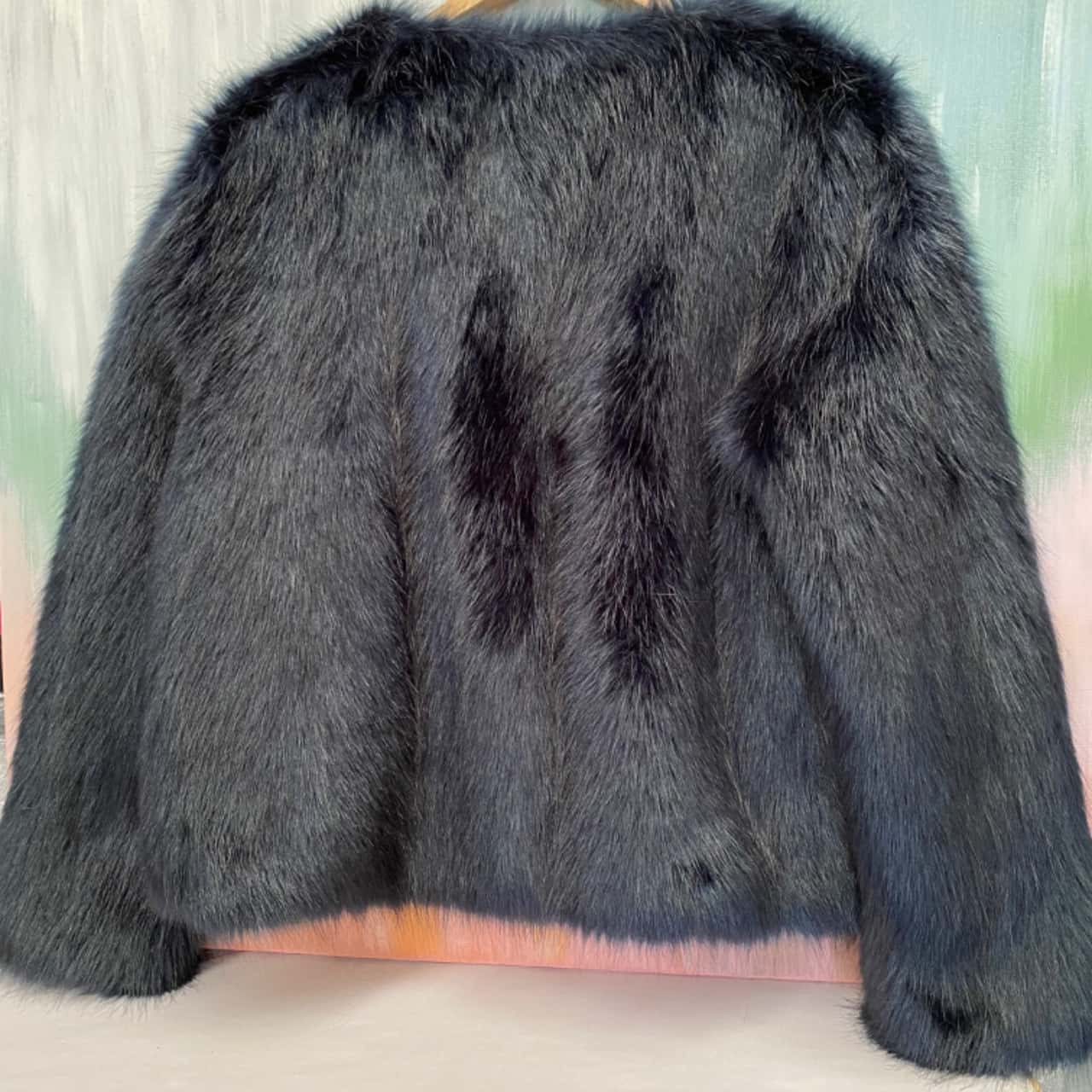 witchery fur coat