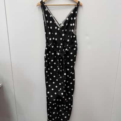 Monki 100% Cotton Polka Dot Jumpsuit - Size M 
