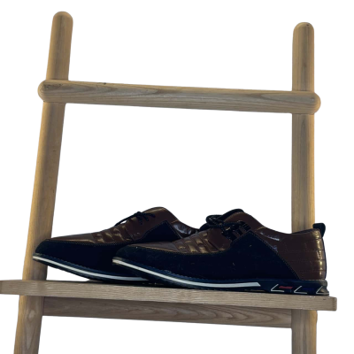  Mens Gatsby  Size 16 Dress shoes Black  / Brown 