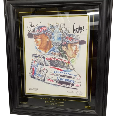 “King of the Mountain” Framed and Signed Print 