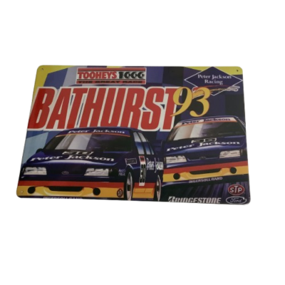 Brand New Bathurst 93 Metal Man Cave Aussie Car Sign #2270-1-pp