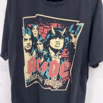 AC/DC Mens  Size XXXL Short Sleeve T-shirt Black  
