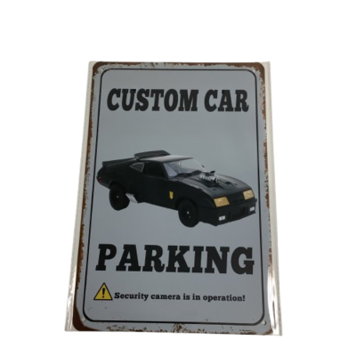 New Metal Man Cave Sign 20X30cm Custom Car Parking #2179-1-PP