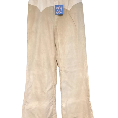  VRG GIRL chord pants BNWT Size 10 Beige / Cream 