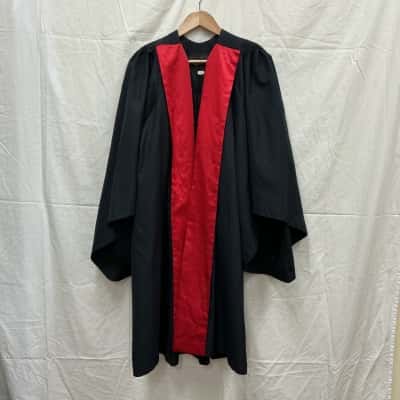 Raymond W Bredin & Son Vintage Black/Red Academic Gown 