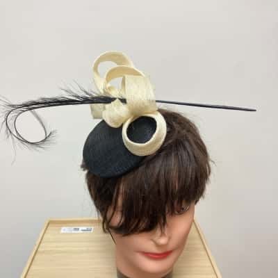 Gregory Ladner  Fascinator Womens  Size One Size Black  / Cream 
