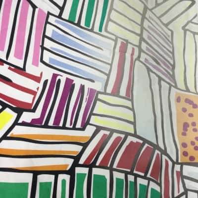 Fabric from 2010 IKEA of Sweden Beckmans college design